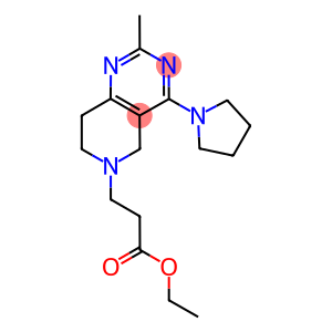 ETHYL 3-(2-METHYL-4-PYRROLIDIN-1-YL-7,8-DIHYDROPYRIDO[4,3-D]PYRIMIDIN-6(5H)-YL)PROPANOATE