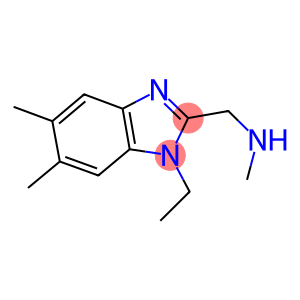 (1-ETHYL-5,6-DIMETHYL-1H-BENZOIMIDAZOL-2-YLMETHYL)-METHYL-AMINE