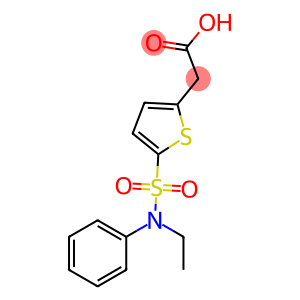 2-{5-[ethyl(phenyl)sulfamoyl]thiophen-2-yl}acetic acid