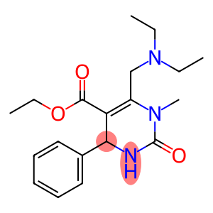 ethyl 6-[(diethylamino)methyl]-1-methyl-2-oxo-4-phenyl-1,2,3,4-tetrahydro-5-pyrimidinecarboxylate