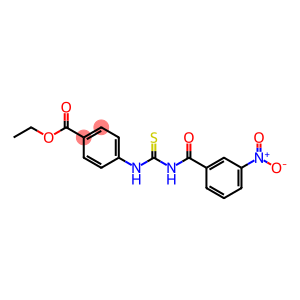 ethyl 4-{[({3-nitrobenzoyl}amino)carbothioyl]amino}benzoate