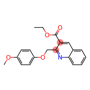 ethyl 2-[(4-methoxyphenoxy)methyl]-3-quinolinecarboxylate