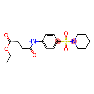 ethyl 4-oxo-4-[4-(piperidin-1-ylsulfonyl)anilino]butanoate