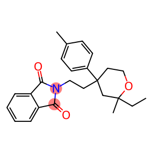 2-{2-[2-ethyl-2-methyl-4-(4-methylphenyl)tetrahydro-2H-pyran-4-yl]ethyl}-1H-isoindole-1,3(2H)-dione