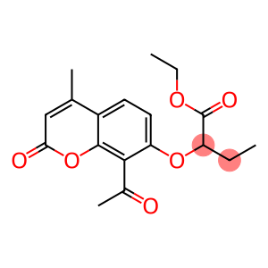 ethyl 2-[(8-acetyl-4-methyl-2-oxo-2H-chromen-7-yl)oxy]butanoate