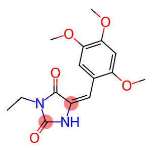 3-ethyl-5-(2,4,5-trimethoxybenzylidene)-2,4-imidazolidinedione