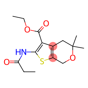 ethyl 5,5-dimethyl-2-(propionylamino)-4,7-dihydro-5H-thieno[2,3-c]pyran-3-carboxylate