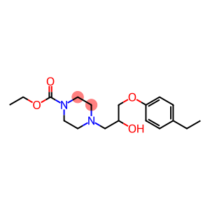 ethyl 4-[3-(4-ethylphenoxy)-2-hydroxypropyl]-1-piperazinecarboxylate