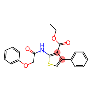 ethyl 2-[(phenoxyacetyl)amino]-4-phenyl-3-thiophenecarboxylate