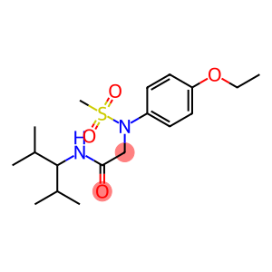 2-[[4-(ethyloxy)phenyl](methylsulfonyl)amino]-N-[2-methyl-1-(1-methylethyl)propyl]acetamide