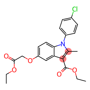 ethyl 1-(4-chlorophenyl)-5-(2-ethoxy-2-oxoethoxy)-2-methyl-1H-indole-3-carboxylate