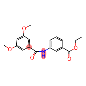 ethyl3-[(3,5-dimethoxybenzoyl)amino]benzoate