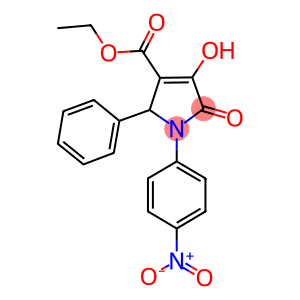 ethyl 4-hydroxy-1-{4-nitrophenyl}-5-oxo-2-phenyl-2,5-dihydro-1H-pyrrole-3-carboxylate