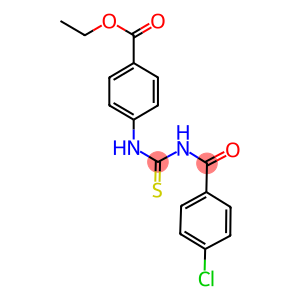 ethyl 4-({[(4-chlorobenzoyl)amino]carbothioyl}amino)benzoate