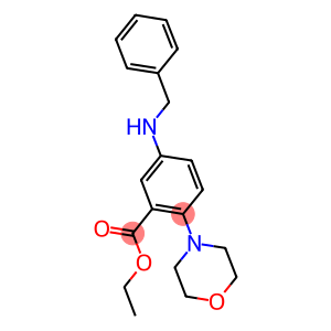 ethyl 5-(benzylamino)-2-(4-morpholinyl)benzoate