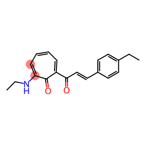 2-(ethylamino)-7-[3-(4-ethylphenyl)acryloyl]-2,4,6-cycloheptatrien-1-one