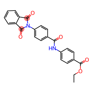 ethyl 4-{[4-(1,3-dioxo-1,3-dihydro-2H-isoindol-2-yl)benzoyl]amino}benzoate