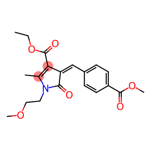 ethyl 4-[4-(methoxycarbonyl)benzylidene]-1-(2-methoxyethyl)-2-methyl-5-oxo-4,5-dihydro-1H-pyrrole-3-carboxylate