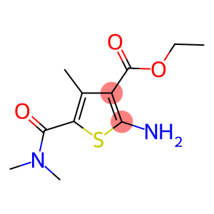 ethyl 2-amino-5-[(dimethylamino)carbonyl]-4-methyl-3-thiophenecarboxylate