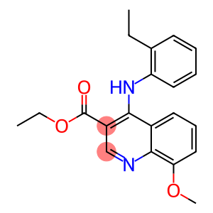 ethyl 4-(2-ethylanilino)-8-methoxyquinoline-3-carboxylate