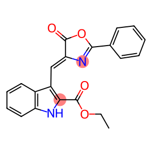 ethyl 3-[(5-oxo-2-phenyl-1,3-oxazol-4(5H)-ylidene)methyl]-1H-indole-2-carboxylate