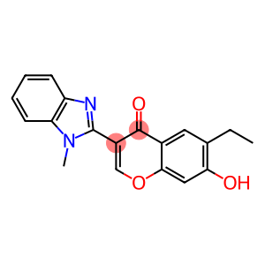 6-ethyl-7-hydroxy-3-(1-methyl-1H-benzimidazol-2-yl)-4H-chromen-4-one