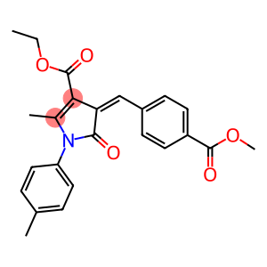 ethyl 4-[4-(methoxycarbonyl)benzylidene]-2-methyl-1-(4-methylphenyl)-5-oxo-4,5-dihydro-1H-pyrrole-3-carboxylate