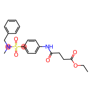 ethyl 4-(4-{[benzyl(methyl)amino]sulfonyl}anilino)-4-oxobutanoate