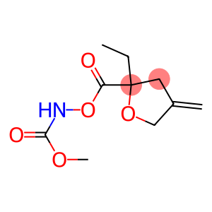 ethyl 2-[(methoxycarbonyl)amino]-4-methylenetetrahydro-2-furancarboxylate