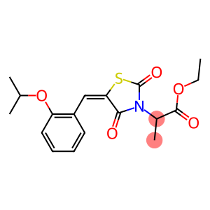 ethyl 2-[5-(2-isopropoxybenzylidene)-2,4-dioxo-1,3-thiazolidin-3-yl]propanoate