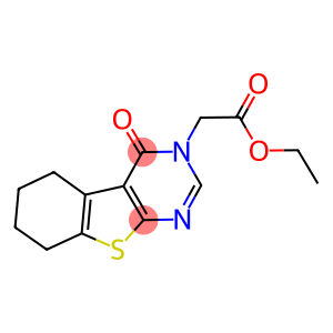 ethyl (4-oxo-5,6,7,8-tetrahydro[1]benzothieno[2,3-d]pyrimidin-3(4H)-yl)acetate