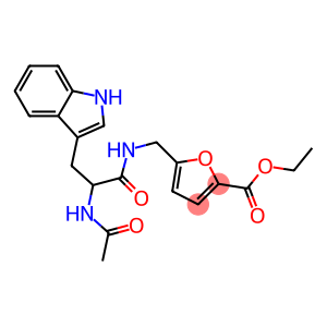 ethyl 5-({[2-(acetylamino)-3-(1H-indol-3-yl)propanoyl]amino}methyl)-2-furoate