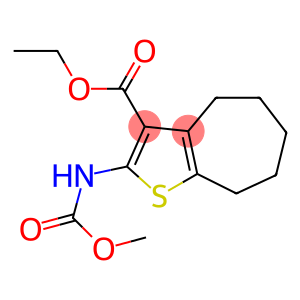 ethyl 2-[(methoxycarbonyl)amino]-5,6,7,8-tetrahydro-4H-cyclohepta[b]thiophene-3-carboxylate