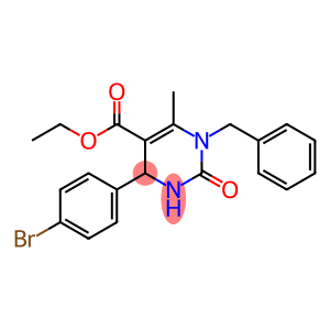 ethyl 1-benzyl-4-(4-bromophenyl)-6-methyl-2-oxo-1,2,3,4-tetrahydropyrimidine-5-carboxylate