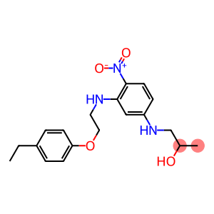 1-{3-{[2-(4-ethylphenoxy)ethyl]amino}-4-nitroanilino}-2-propanol