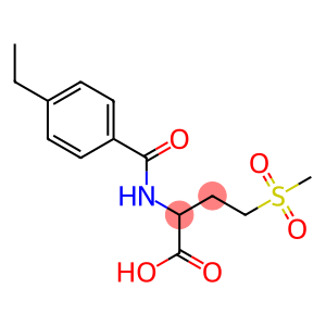 2-[(4-ethylphenyl)formamido]-4-methanesulfonylbutanoic acid