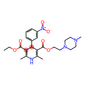 3-ethyl 5-[2-(4-methyl-1-piperazinyl)ethyl] 4-{3-nitrophenyl}-2,6-dimethyl-1,4-dihydro-3,5-pyridinedicarboxylate