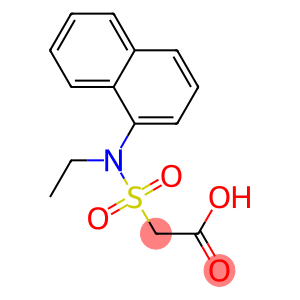 2-[ethyl(naphthalen-1-yl)sulfamoyl]acetic acid