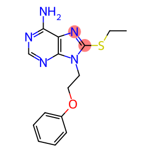 8-ETHYLSULFANYL-9-(2-PHENOXY-ETHYL)-9H-PURIN-6-YLAMINE