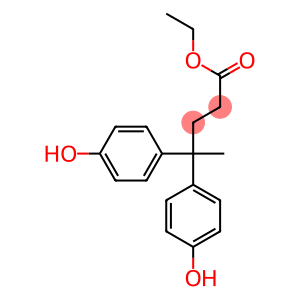 ETHYL GAMMA,GAMMA-BIS(4-HYDROXYPHENYL)VALERATE