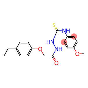 1-(2-(4-ETHYLPHENOXY)ACETYL)-4-(4-METHOXYPHENYL)THIOSEMICARBAZIDE