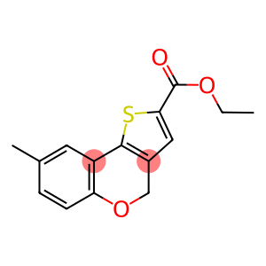 ETHYL 8-METHYL-4H-[1]-BENZOPYRANO[4,3-B]THIOPHENE-2-CARBOXYLATE