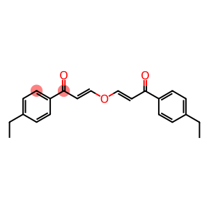 1-(4-ETHYLPHENYL)-3-([3-(4-ETHYLPHENYL)-3-OXOPROP-1-ENYL]OXY)PROP-2-EN-1-ONE