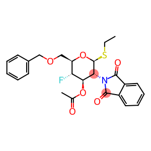 ETHYL-3-O-ACETYL-6-O-BENZYL-2,4-DIDEOXY-4-FLUORO-2-PHTHALIMIDO-1-THIO-BETA-D-GLUCOPYRANOSIDE