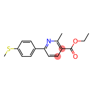 ETHYL 2-METHYL-6-(4-(METHYLTHIO)PHENYL)PYRIDINE-3-CARBOXYLATE