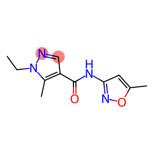 1-ethyl-5-methyl-N-(5-methyl-3-isoxazolyl)-1H-pyrazole-4-carboxamide