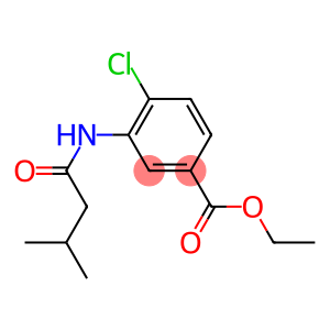 ethyl 4-chloro-3-[(3-methylbutanoyl)amino]benzoate