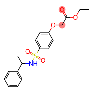 ethyl (4-{[(1-phenylethyl)amino]sulfonyl}phenoxy)acetate