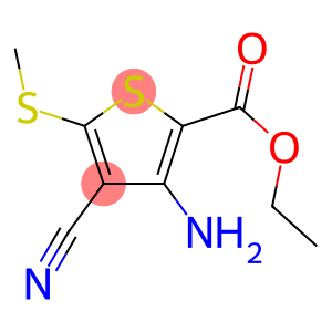 ethyl 3-amino-4-cyano-5-(methylsulfanyl)-2-thiophenecarboxylate