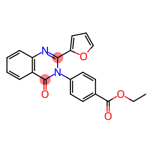 ethyl 4-(2-(2-furyl)-4-oxo-3(4H)-quinazolinyl)benzoate